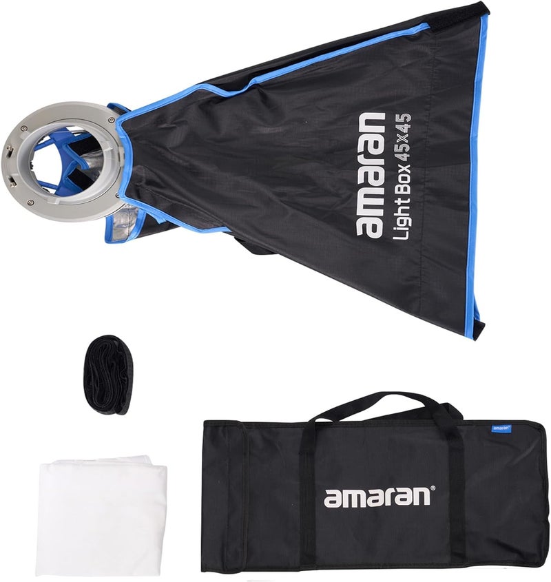 Aputure Amaran Light Box 45x45 Square Soft Box for Amaran COB 60X S, Amaran 60D S,amaran 100D S,Amaran 200X S Series LED Video Light - Image 2